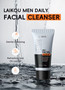 LAIKOU Men's Facial Cleanser, Moisturizing, Men's Skin Care, Oil Control, Blackhead Remover, Cosmetics, Deep Nourishment