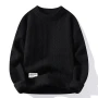 New Spring Men O-neck Sweaters Knitted Pullovers Man Outwear Loose Casual Sweaters Good Quality Male Streetwear Pullovers 4XL