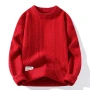 New Spring Men O-neck Sweaters Knitted Pullovers Man Outwear Loose Casual Sweaters Good Quality Male Streetwear Pullovers 4XL