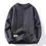 New Spring Men O-neck Sweaters Knitted Pullovers Man Outwear Loose Casual Sweaters Good Quality Male Streetwear Pullovers 4XL