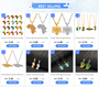 Anniyo African Map Big Earrings Exaggerate Wedding Stud Earring Ornaments Traditional Ethnic Hyperbole Ethnic Jewelry #237221