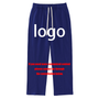 81 Cotton Curved Leg Drawstring Regular Fit Casual Custom Men Sweatpants Baggy and Hoodie Set