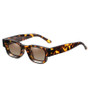 SO&EI Ins Popular Fashion Small Square Polarized Sunglasses Women Retro Punk Shades UV400 Men Trending Sun Glasses