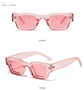 SO&EI Ins Popular Fashion Small Square Polarized Sunglasses Women Retro Punk Shades UV400 Men Trending Sun Glasses