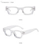 SO&EI Ins Popular Fashion Small Square Polarized Sunglasses Women Retro Punk Shades UV400 Men Trending Sun Glasses