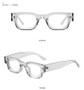 SO&EI Ins Popular Fashion Small Square Polarized Sunglasses Women Retro Punk Shades UV400 Men Trending Sun Glasses