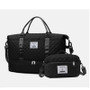 Large Capacity Travel Weekender Bag With Wet Pocket Shoes Compartment 2pcs Carry on Duffel Tote Bag Set With Small Handbag