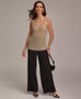 Donna Karan Women's Metallic-Knit Tank Top | Donna Karan New York