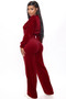 2023 Autumn Velour Two Piece Sets Women Tracksuit Long Sleeve Zipper Hooded Sweater Skinny Pant Suit Solid Casual Sweatshirt Set