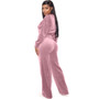 2023 Autumn Velour Two Piece Sets Women Tracksuit Long Sleeve Zipper Hooded Sweater Skinny Pant Suit Solid Casual Sweatshirt Set