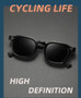 New TR fashion polarized sunglasses sunscreen UV400 sunglasses propionic pin high sense sunglasses