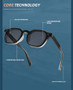 New TR fashion polarized sunglasses sunscreen UV400 sunglasses propionic pin high sense sunglasses