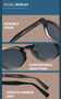 New TR fashion polarized sunglasses sunscreen UV400 sunglasses propionic pin high sense sunglasses