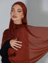 110colors Modal Hijab with Modal Undercap Set Basic Stretchy Pullover Headscarf Thin Breathable Sunscreen Head Wrap Hijabs Scarf