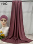 110colors Modal Hijab with Modal Undercap Set Basic Stretchy Pullover Headscarf Thin Breathable Sunscreen Head Wrap Hijabs Scarf