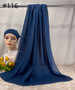 110colors Modal Hijab with Modal Undercap Set Basic Stretchy Pullover Headscarf Thin Breathable Sunscreen Head Wrap Hijabs Scarf