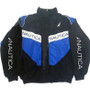 NAUTICA Color-block Quilted Jacket, Stand-collar Trench Coat, Vintage Streetwear, Men's and Women's Fashionable Sports Jacket