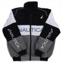 NAUTICA Color-block Quilted Jacket, Stand-collar Trench Coat, Vintage Streetwear, Men's and Women's Fashionable Sports Jacket