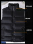 Mens Vest Jacket Warm Sleeveless Jackets Winter Waterproof Zipper Coat Autumn Stand-up Collar Casual Waistcoat Brand Clothing