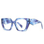 SHAUNA Retro Polygon Cat Eye Women Sunglasses Fashion Brand Designer Colorful Gradient Men Sun Glasses Shades UV400