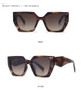 SHAUNA Retro Polygon Cat Eye Women Sunglasses Fashion Brand Designer Colorful Gradient Men Sun Glasses Shades UV400