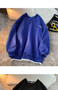 Green sweater men's and women's Hong Kong style spring and autumn top new oversize fake two-piece coat top couple wear lazy