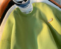 Green sweater men's and women's Hong Kong style spring and autumn top new oversize fake two-piece coat top couple wear lazy