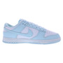 For Dunk Low Retro Men's Court Sneakers White/Glacier Blue Breathable Mesh Lining Gel Insole Model DV0833104 for Spring Walking