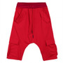 Cotton Low Crotch Hip Hop Men Pants Baggy Harem Pants Soft Drawstring Solid Color Casual Loose Pants Cropped Trousers