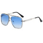 Luxury Metal Square Sunglasses Men Women Fashion Big Pilot Sun Glasses Male Classic Black Aviator Driving Travelling Shades
