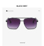 Luxury Metal Square Sunglasses Men Women Fashion Big Pilot Sun Glasses Male Classic Black Aviator Driving Travelling Shades