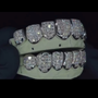 Hip Hop Custom 925 Silver Iced Out Teeth Grillz Iced Out Moissanite Diamond Grillz Teeth Silver Jewelry Best Price