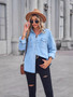 European and American Large Size Denim Shirt Jacket for Women Spring, Autumn and Winter New Design Niche Tops Loose Layered Shirts