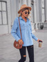 European and American Large Size Denim Shirt Jacket for Women Spring, Autumn and Winter New Design Niche Tops Loose Layered Shirts