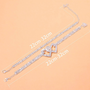 Beautiful Dazzling Cubic Zirconia Chain Anklet for Women Fashion Silver Color Ankle Bracelet Barefoot Sandals Foot Jewelry