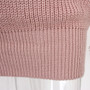 Real shot autumn and winter Europe and the United States long sleeve collar casual loose knitted sweater dress Amazon explosions cross-border women's clothing