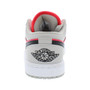 Jordan Air Jordan 1 Low Womens Shoes Color: Light Iron Ore/Black/Siren Red  100% Authentic