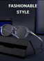 Retro Style Rectangular Frame Sunglasses Luxurious Outdoor Street Photography Sunscreen Glasses Fishing Driving