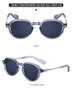 Retro Style Rectangular Frame Sunglasses Luxurious Outdoor Street Photography Sunscreen Glasses Fishing Driving