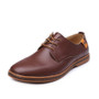 Sh11715a New Arrival Young Men Dress Shoes and Casual Fashion Shoes Navy Blue Shoes Leather Men