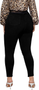 Women's Plus Size Black Ripped Jeans High Waist Distressed Skinny Denim Pants Street Fashion Ready Stock