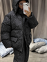 Leopard Print Women's Winter Down Jacket Pant Set Hooded Full Sleeve Zipper Jacket Elastic Waist Pants 2026 Warm Padded Coat Set
