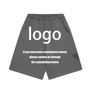 Hip Hop Rap Letter Embroidered Five Point High Street Washed Sweat Pants Men De Hombre Men's Shorts