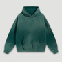 Fashion Supplier US Warehouse Acid Wash Blank Calm Fit Streetwear Mens Oversized Hooded Sweatshirt Vintage Sunfaded Hoodie
