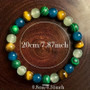 Natural Stone Bracelet Set for Men & Women - Bohemian Eye Stone, August Birthstone Gift, Wealth & Good Luck Charm