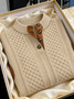 Men's Casual Long Sleeve Hoodie Autumn Winter Fashionable Mature Henry Collar Embroidered Stand Collar Sweatshirt