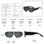 JNPCXI Fashion Double Bridges Polygon Square Women Sunglasses Green Shades UV400 Men Sun Glasses