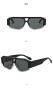 JNPCXI Fashion Double Bridges Polygon Square Women Sunglasses Green Shades UV400 Men Sun Glasses