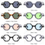 SHAUNA New Polygon Square Sunglasses Women Fashion Candy Color Round Lenses Eyewear Shades UV400 Men Sun Glasses