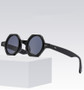 SHAUNA New Polygon Square Sunglasses Women Fashion Candy Color Round Lenses Eyewear Shades UV400 Men Sun Glasses
